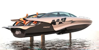 कनाडाई कंपनी ने नई कार्बन फाइबर हल इलेक्ट्रिक हाइड्रोफॉइल नाव लॉन्च की